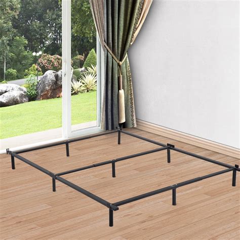 metal bed frame and box spring|mattress box spring metal frame.